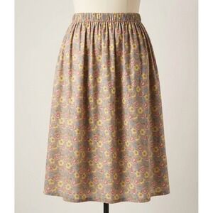 Smiths Bermuda Liberty Cotton Floral Tana Lawn Skirt 12 M Vintage Garden Cottage